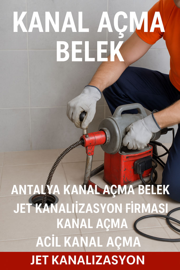Kanal Açma Belek